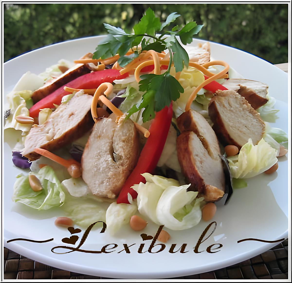 recette Salade de poulet grillé à la thaï