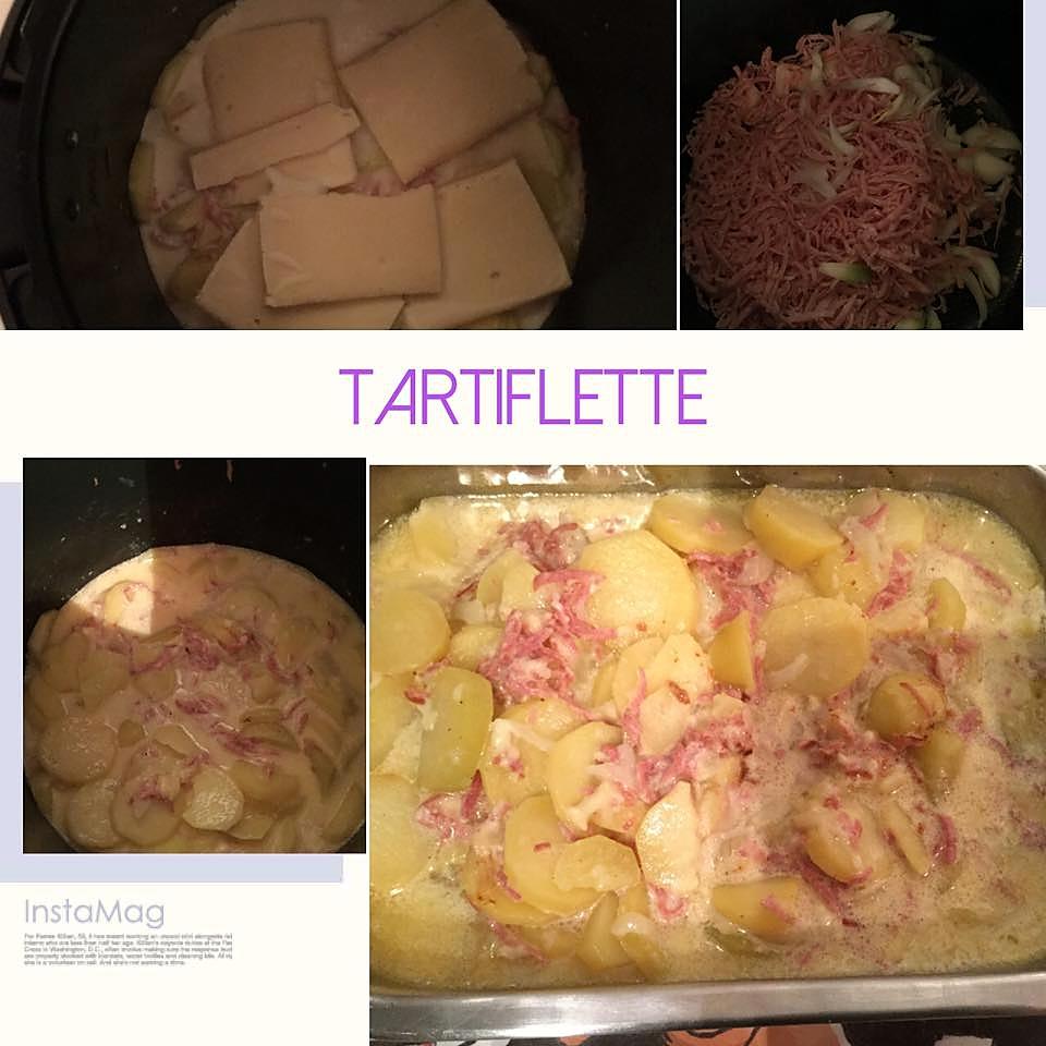 recette POMME DE TERRE A LA SAVOYARDE au COOKEO