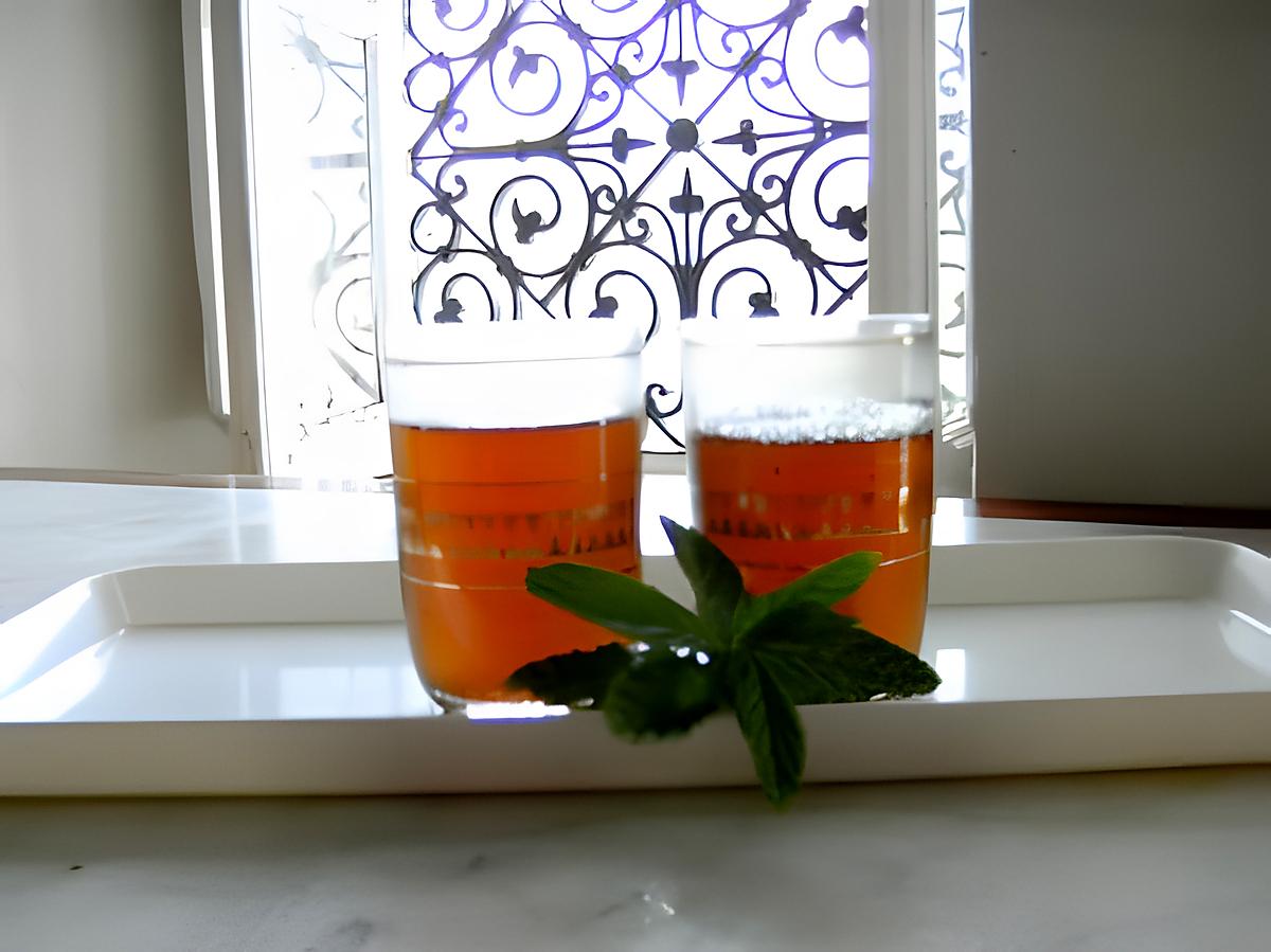 recette Thé vert marocain à la menthe