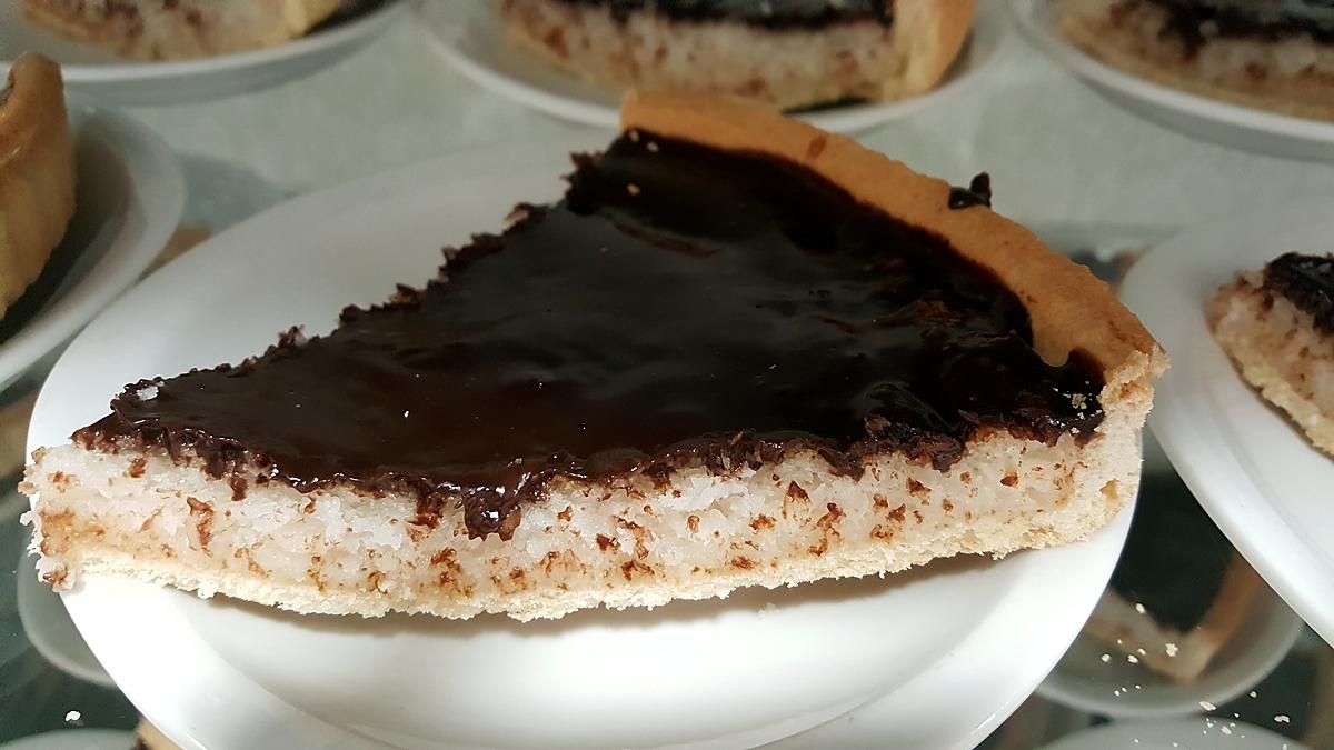 recette tarte noix de coco et chocolat