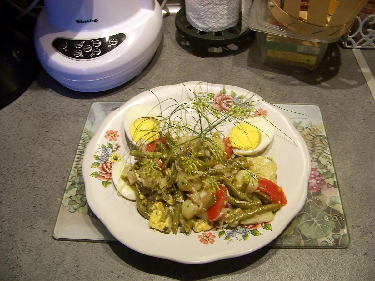 recette Salade mixe de haricots verts