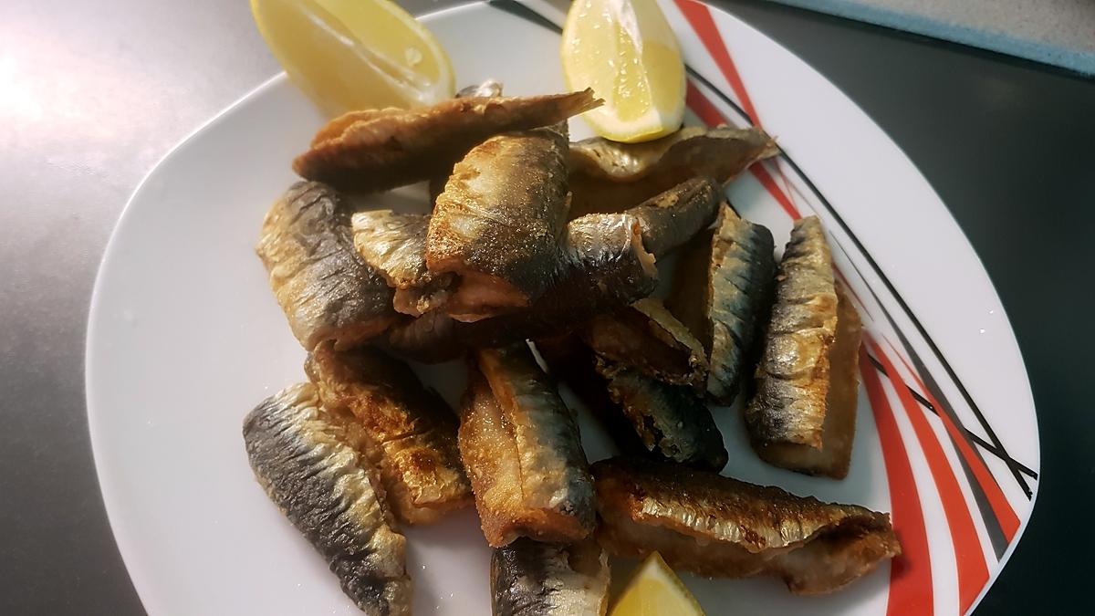 recette Friture de Filet de Sardine