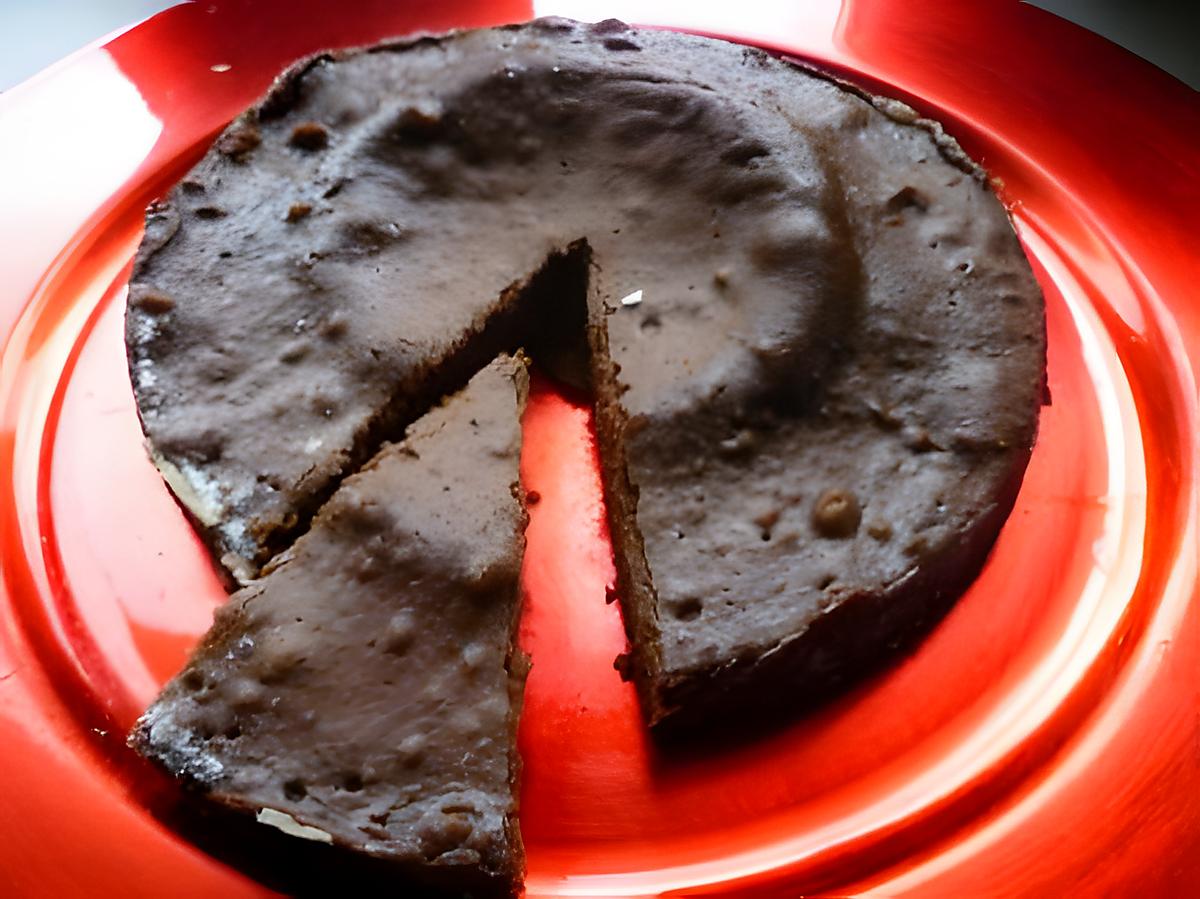 recette Gâteau fondant au chocolat (cuisson micro-ondes)