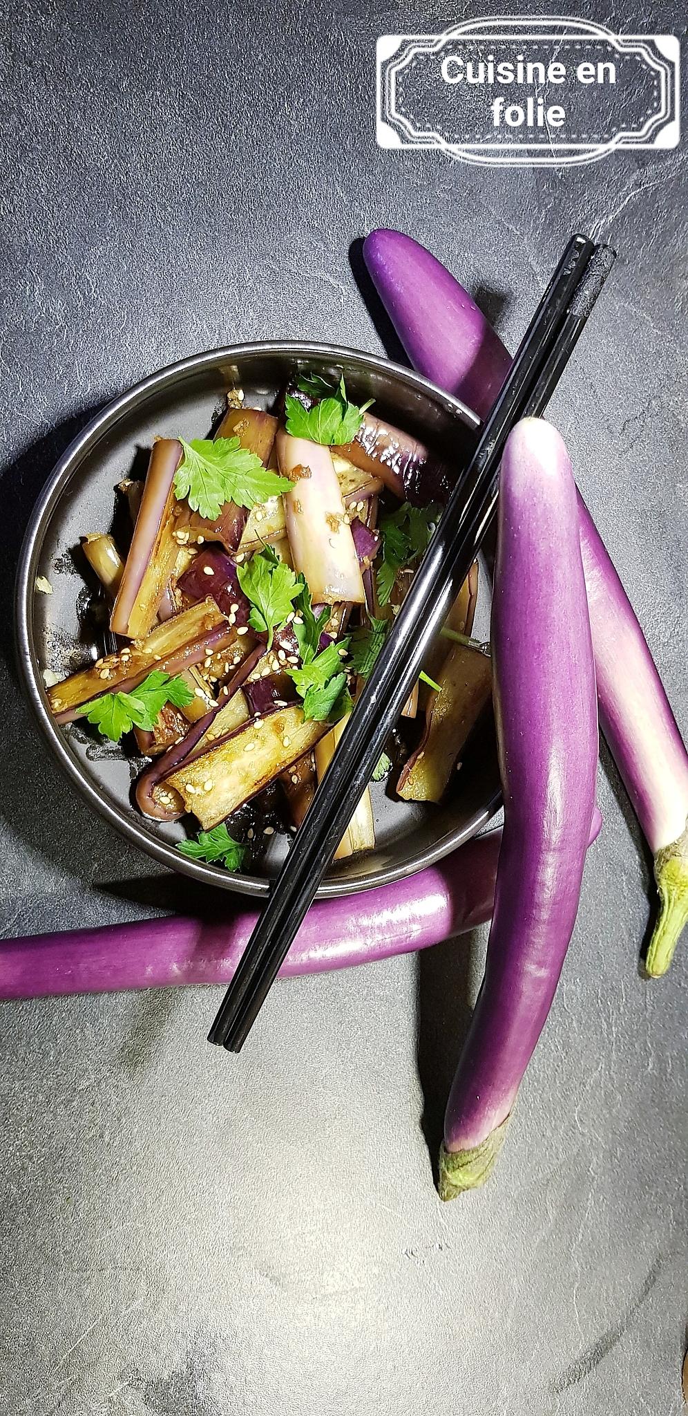 recette Aubergines à l'asiatique
