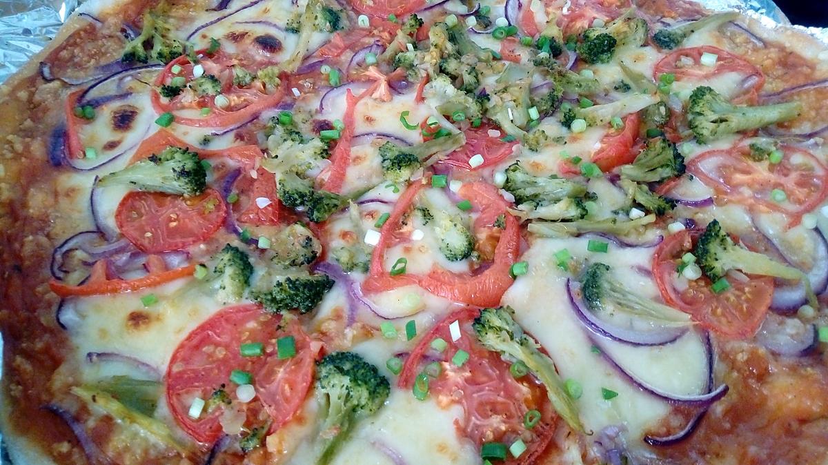 recette Pizza aux légumes