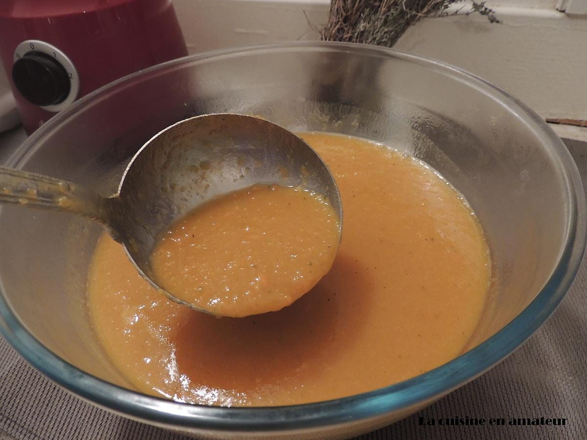 recette Soupe de potiron, navets et carottes