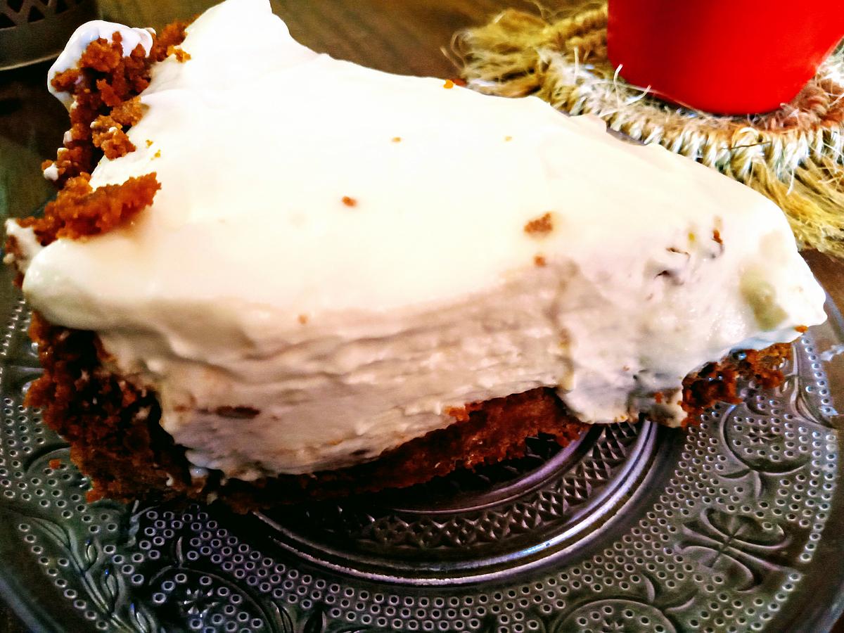recette Cheesecake sans cuisson de Jamie Olliver un peu modifier