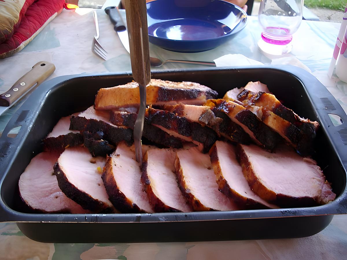 recette rôti de porc au barbecue