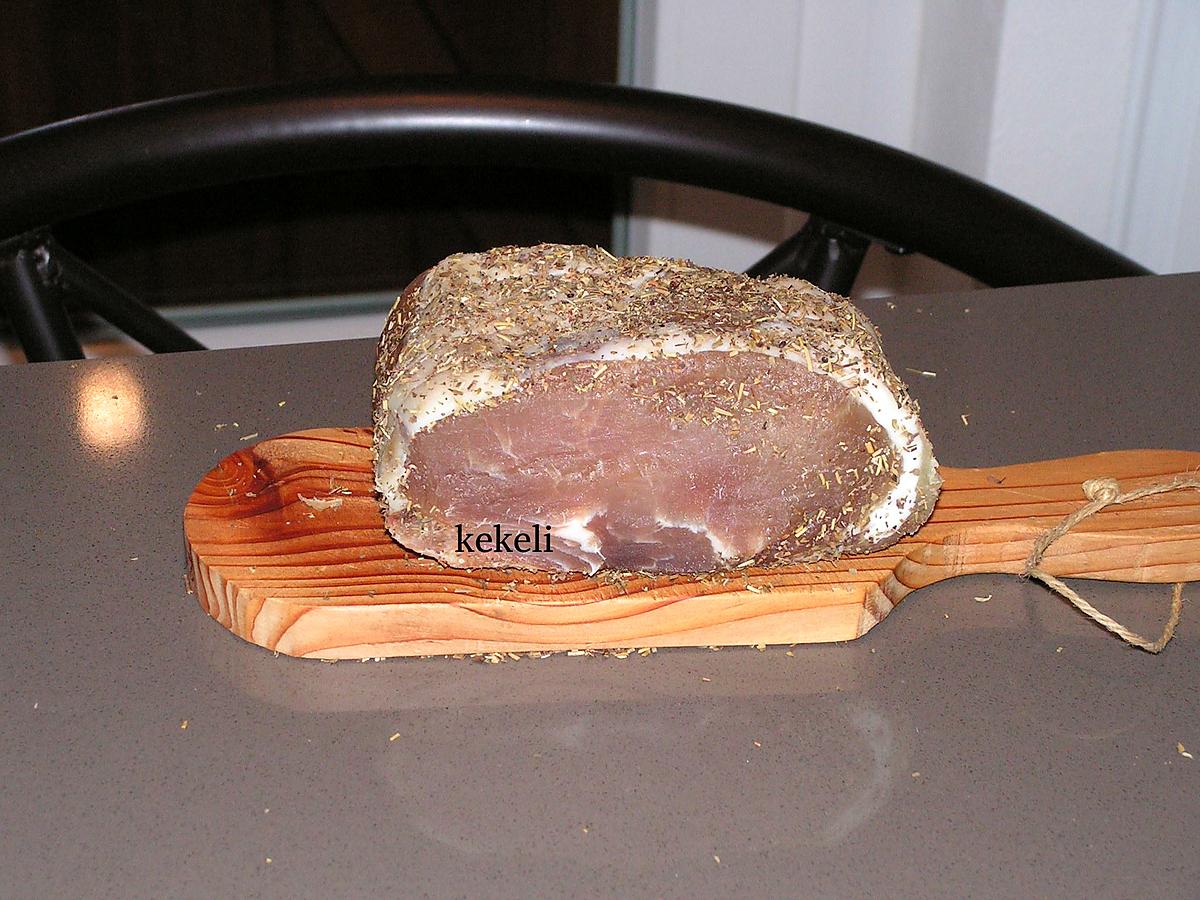 recette Rôti de porc séché ou coppa maison