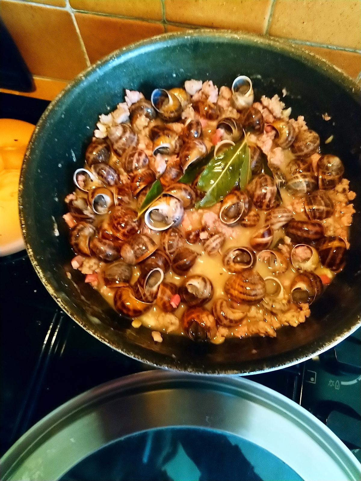 recette Matelote de cagouilles (escargots) à la charentaise