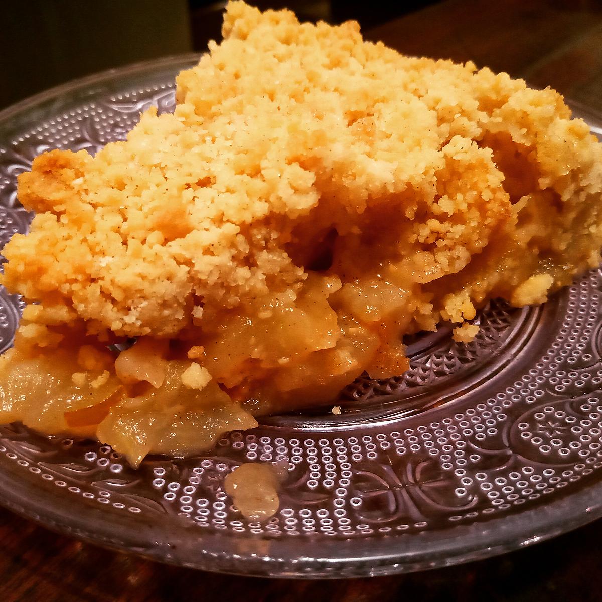 Recette de Crumble aux pommes par Cepe04