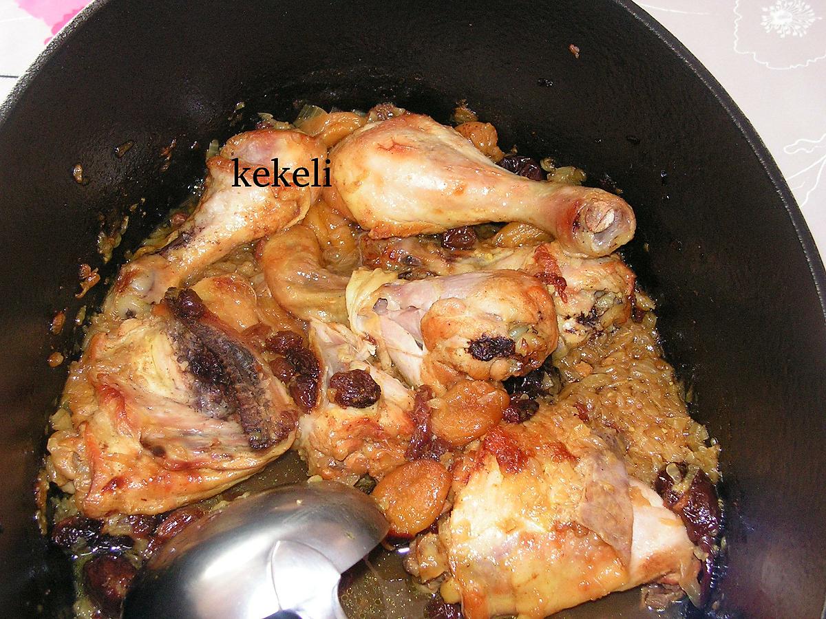recette Tajine de poulet