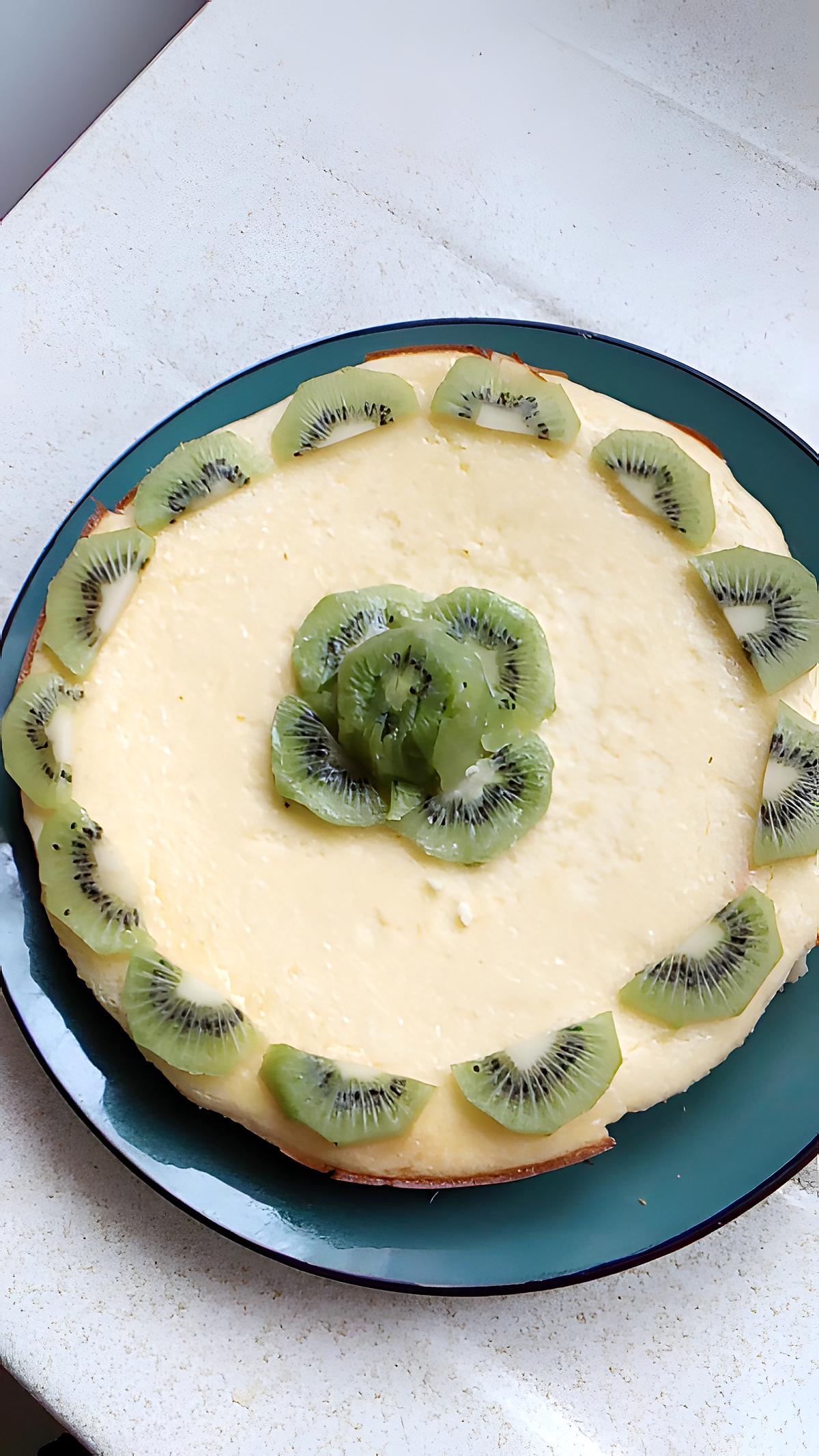 recette cheesecake aux kiwis