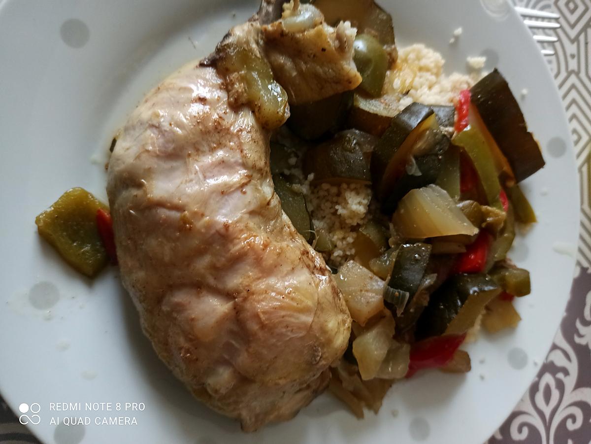 recette Tajine de poulet légumes