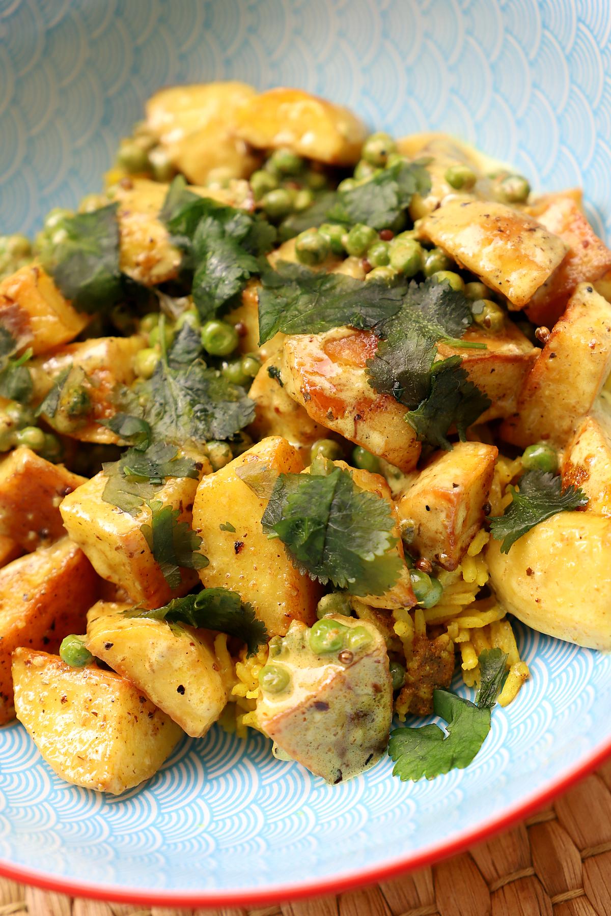recette Pommes de terre au Curry