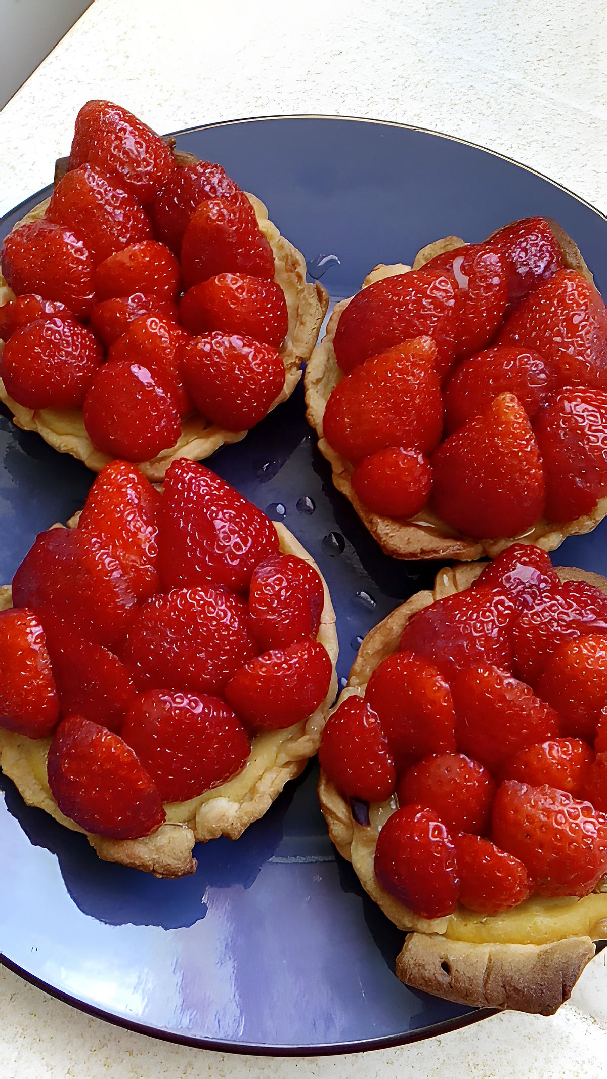 recette tartelette fraise créme mascarpone pistache