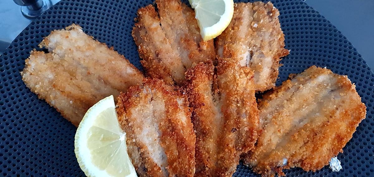 recette Sardines fraîches en filets panées