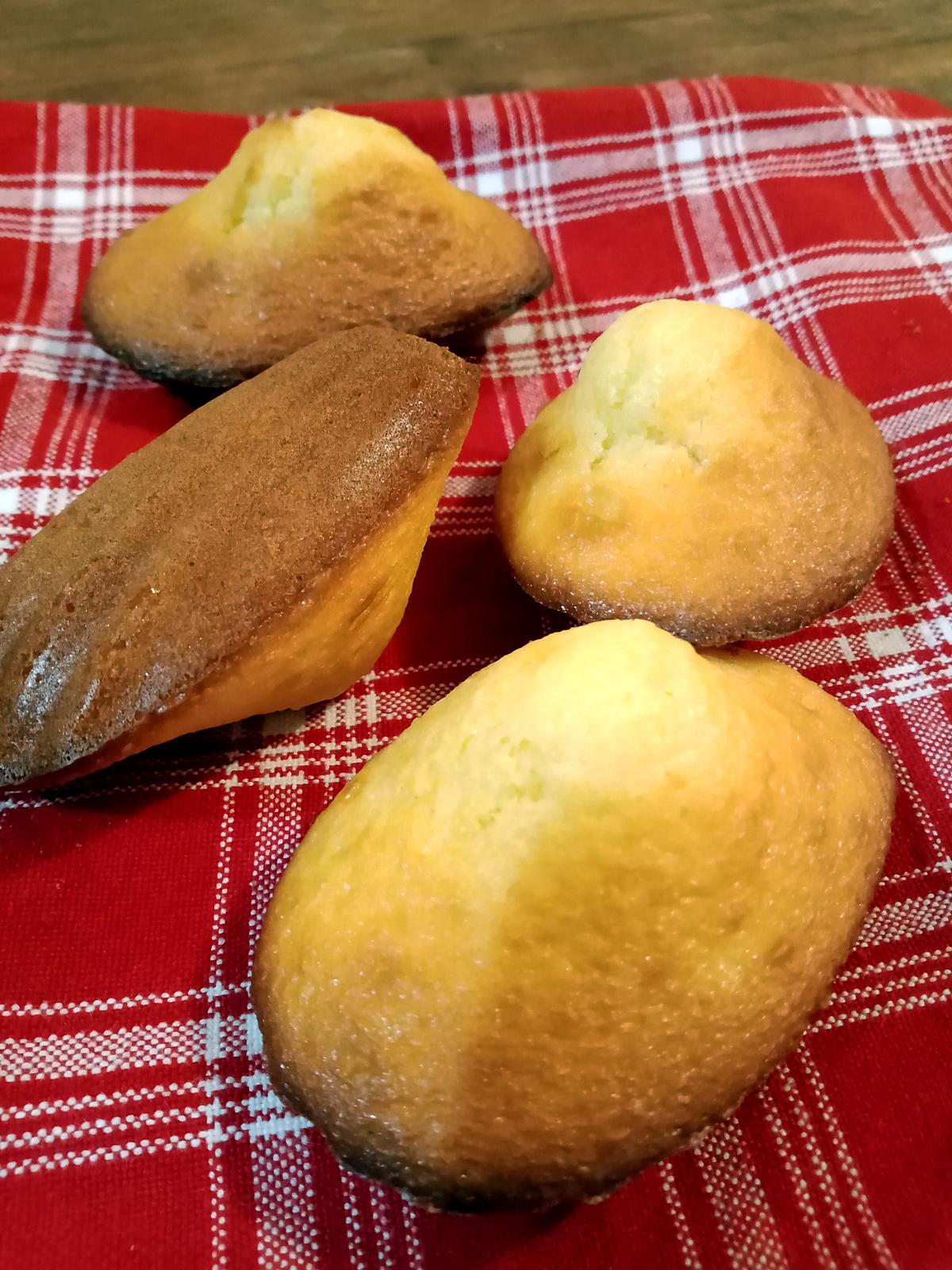 recette Madeleines aux citrons (de Cyril Lignac)