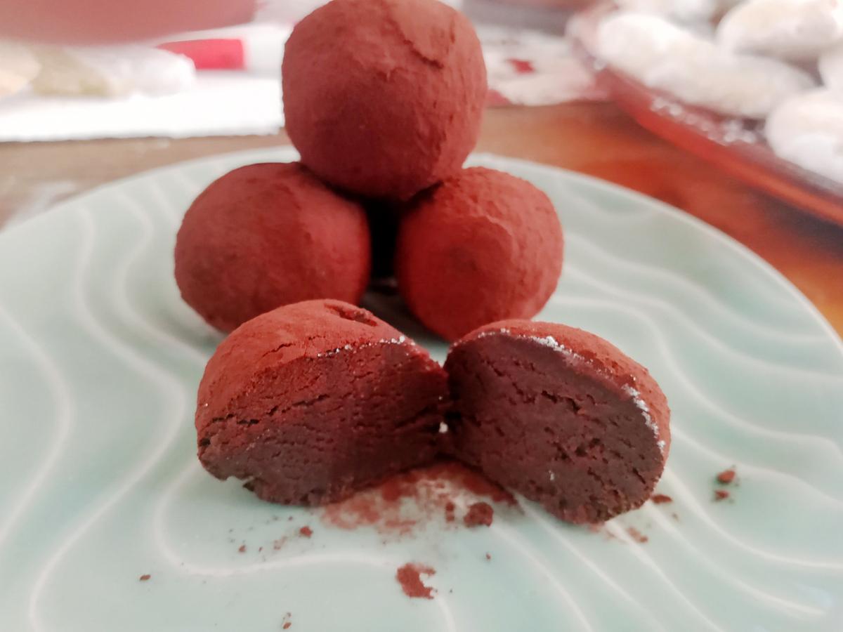 recette Truffes chocolat et crème de marrons