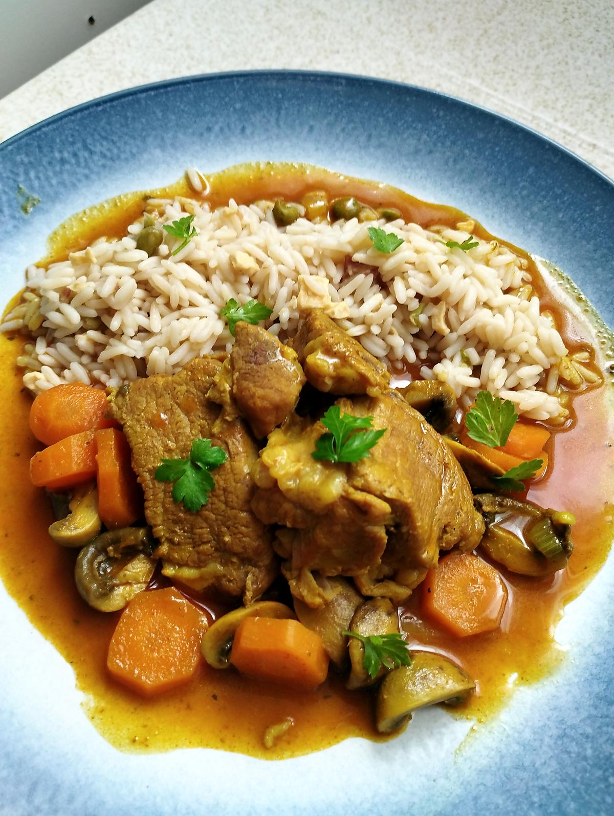recette sauté de veau au curry