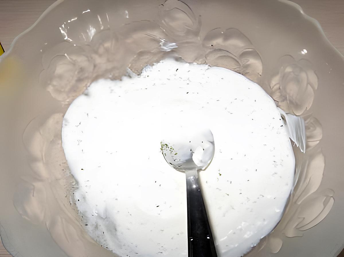 recette vinaigrette yaourt allégé