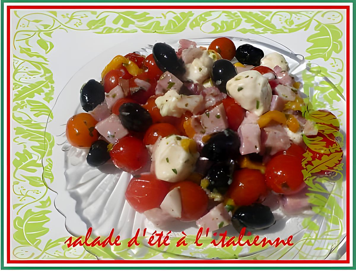 recette salade d'été à l'italienne