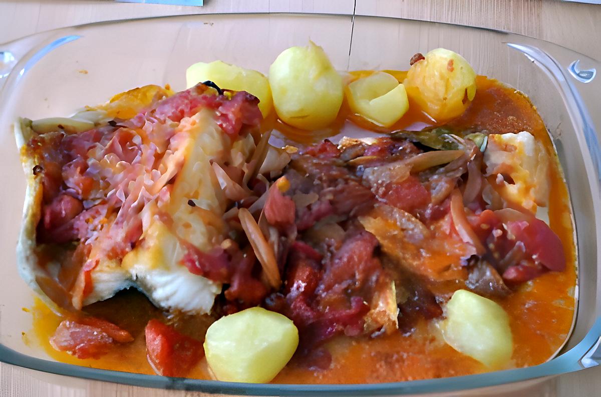 recette Bacalhau no Forno à Portuguesa (Morue au four recette simple)
