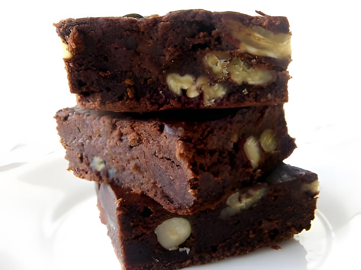 recette Brownies délicieusement chocolatés