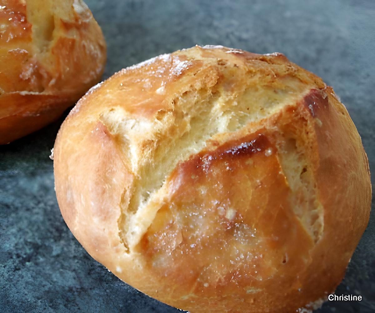 recette Petits pains rapides sans pétrissage