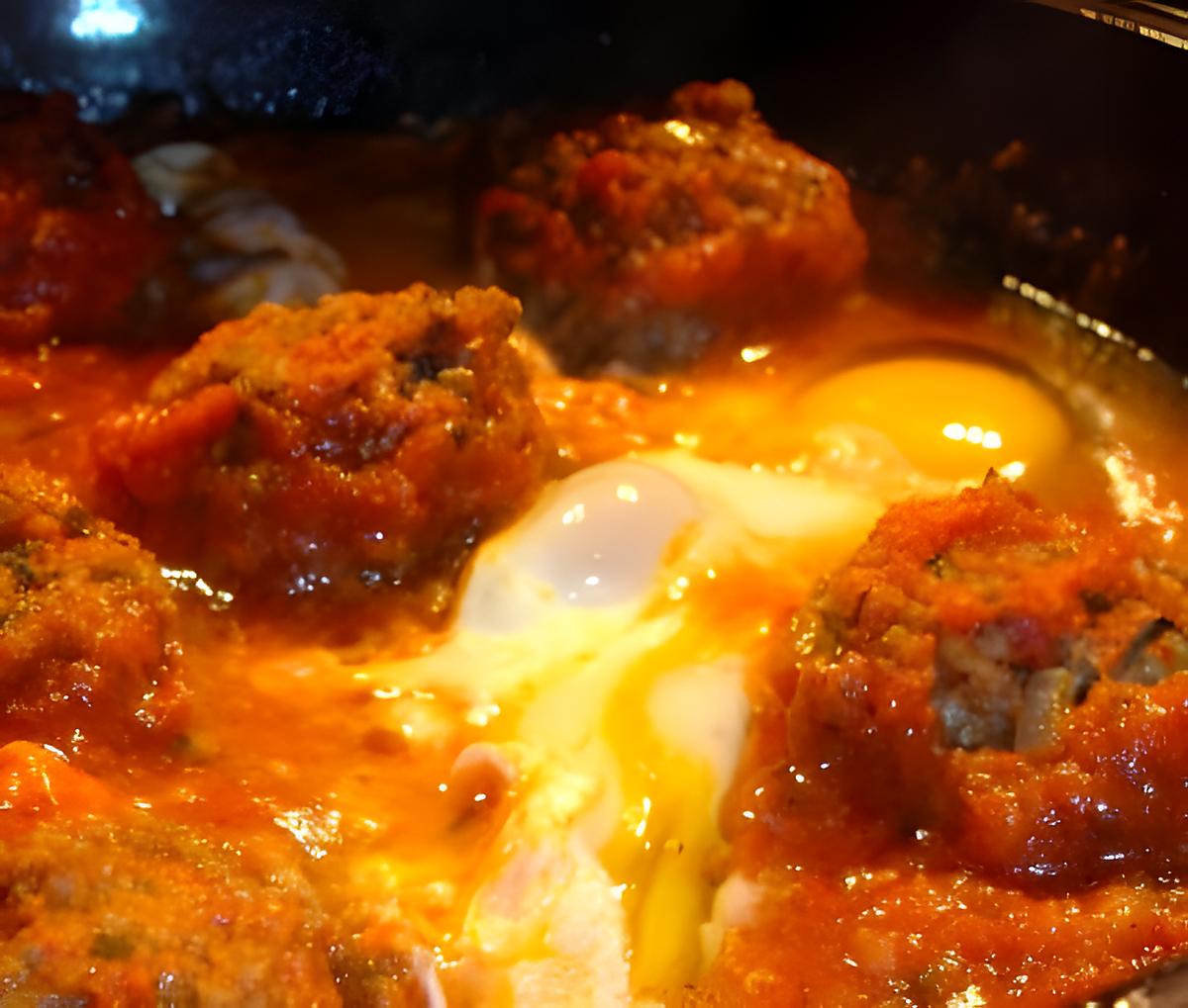 recette La soupe c'est de la boulette ! (Tajine de Kefta à l'oeuf )