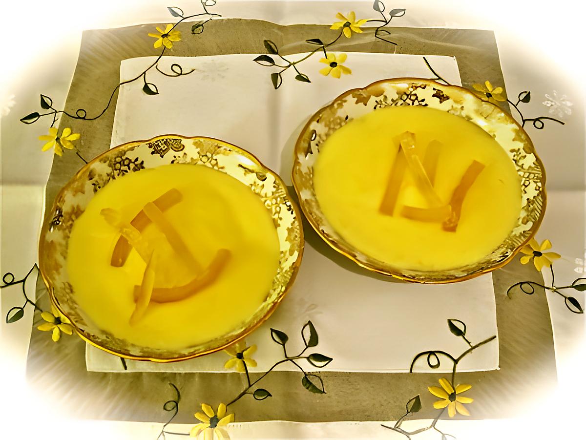 recette CREME A L' ORANGE