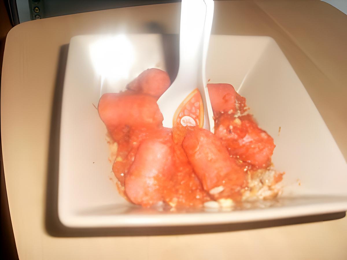 recette Saucisse sauce tomate