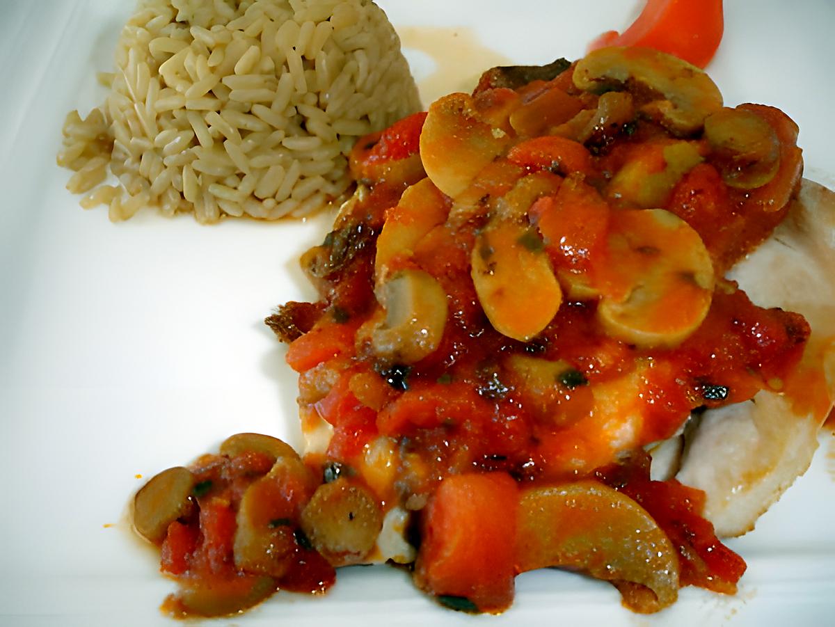 recette Escalope de Poulet à l'Italienne