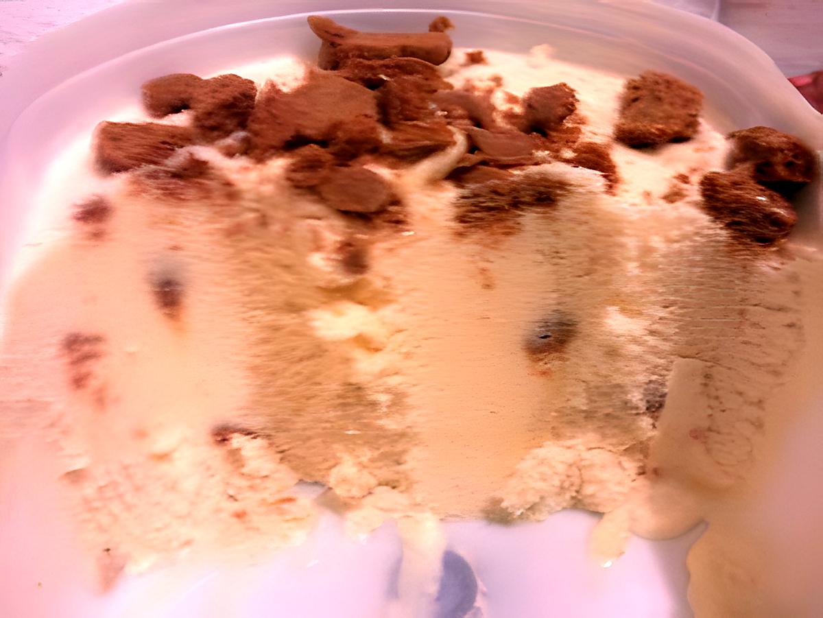 recette Crème glacée a la vanille aux éclats de spéculoos a la sorbetière