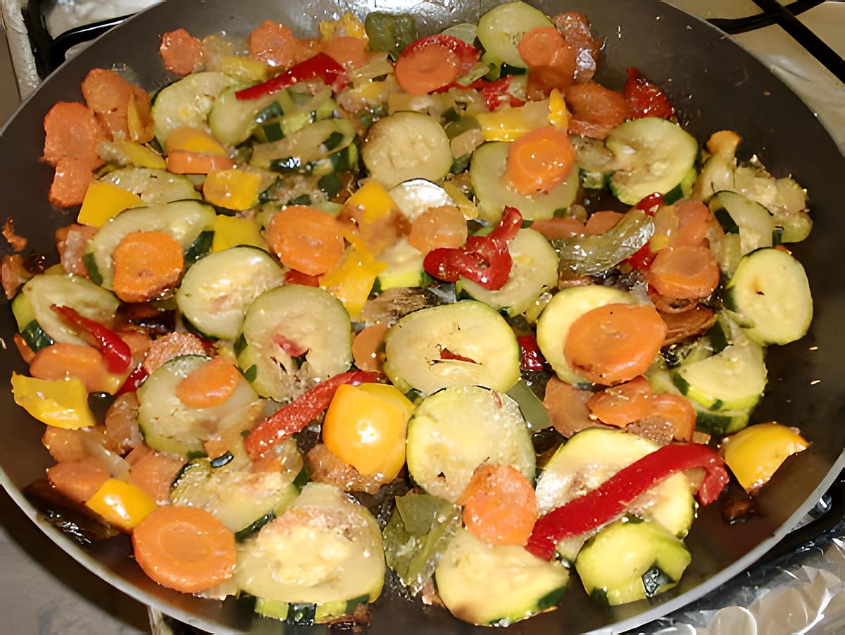 recette poelée de légumes du soleil