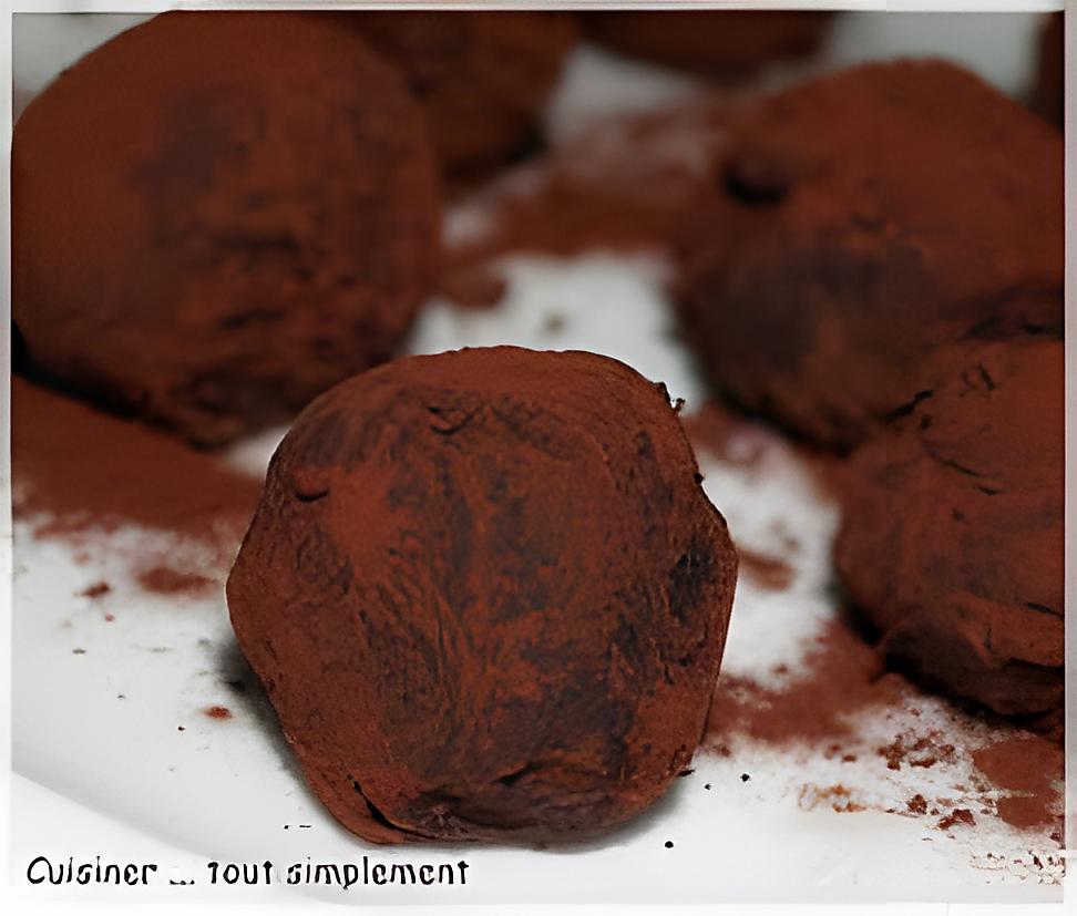 recette truffes aux chocolat ( maison)