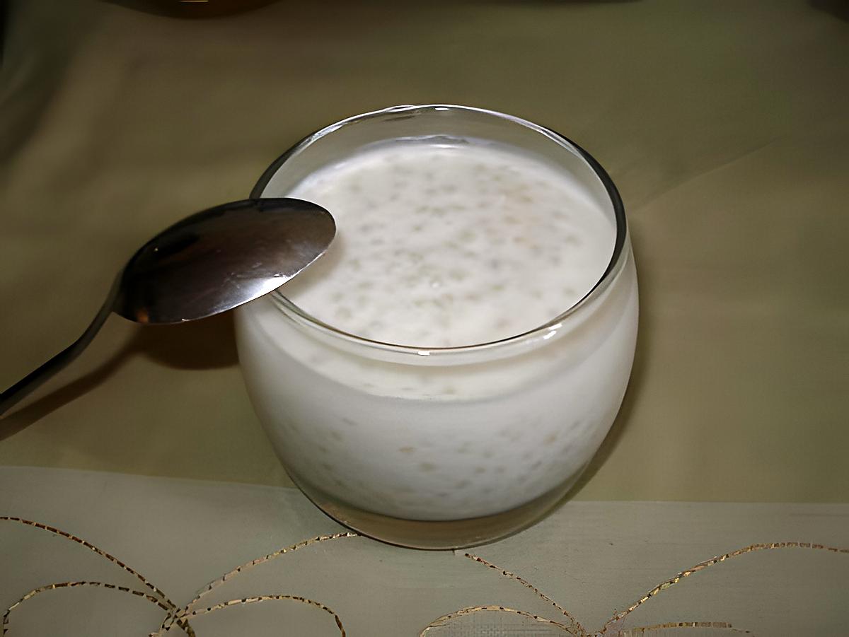 recette Soupe de Perles du Japon au lait de coco ...