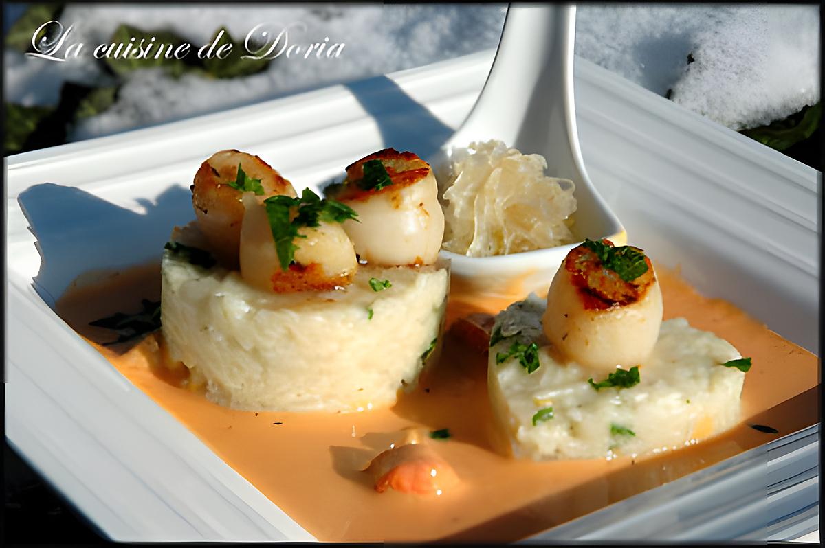 Recette De Risotto De Saint Jacques A La Confiture De Choucroute