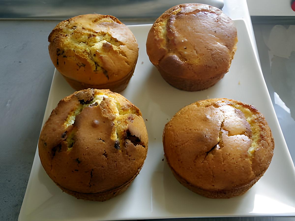 recette muffins aux pepites de chocolat ultra simple
