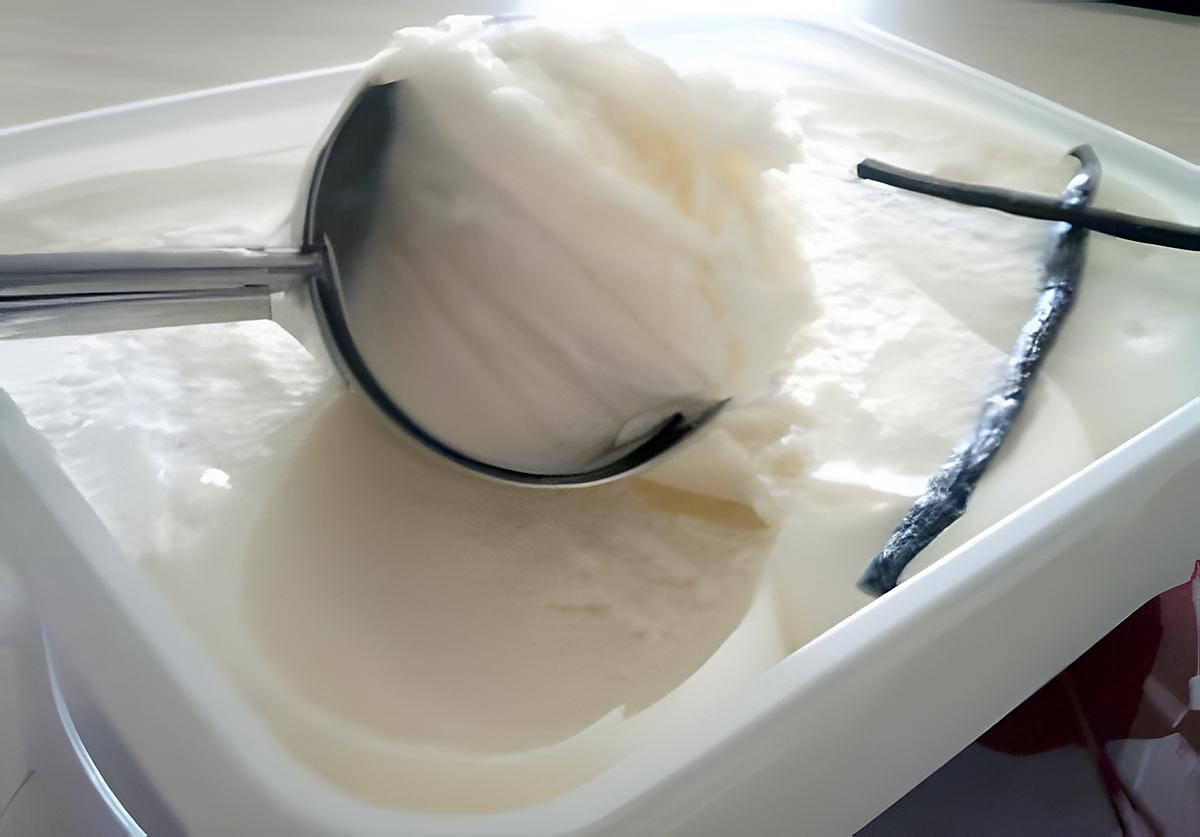 recette Glace à la vanille maison sans sorbetiére