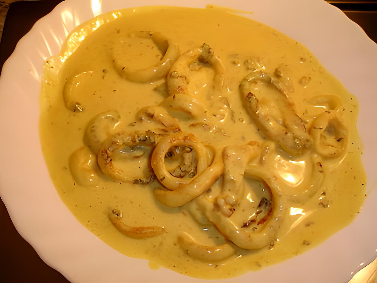 recette Ronds de Calamars Curry Coco