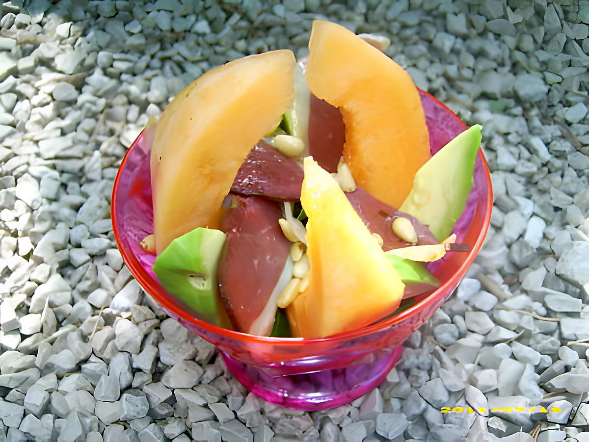 recette melonade au magret fumé