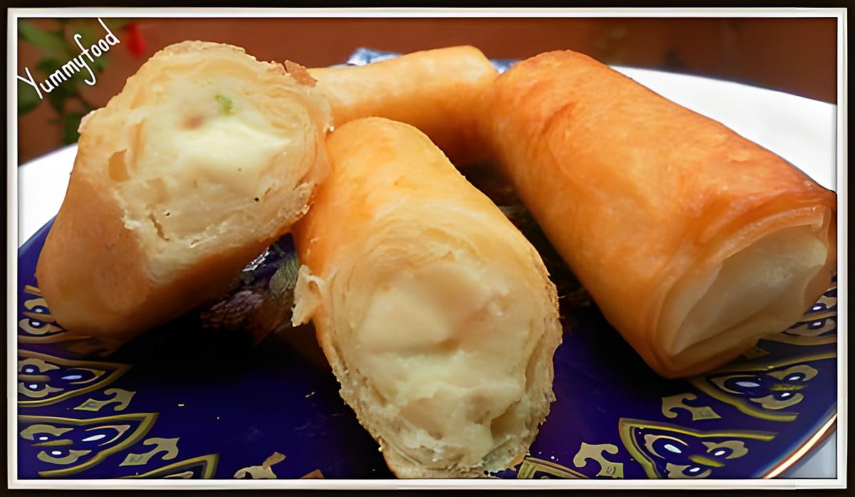 recette Cigares (ou briouates) pomme de terre - mozarella