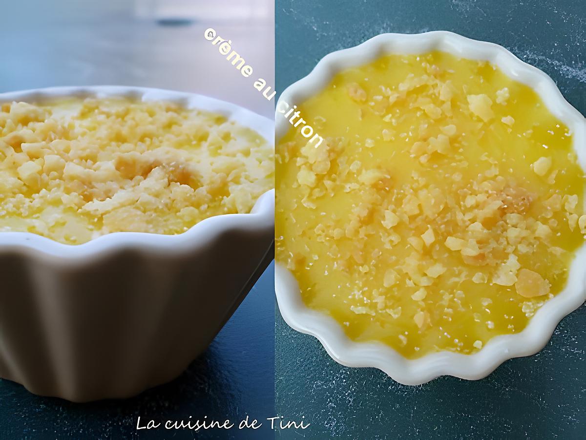 recette Crème au citron