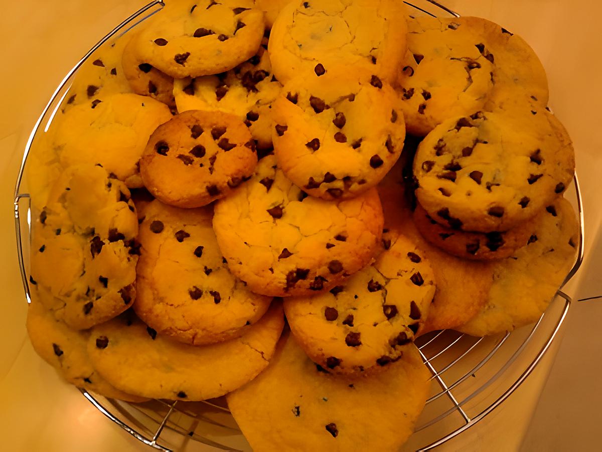 recette Cookies aux pépites de chocolat