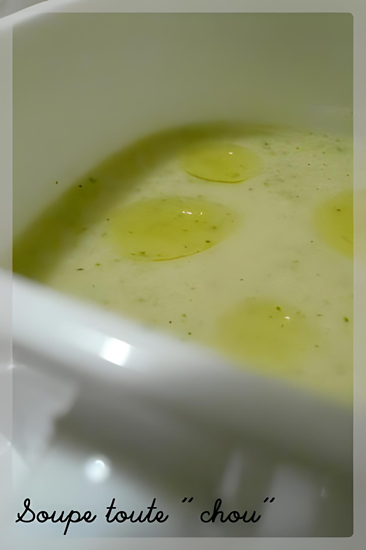 recette Soupe toute "chou"