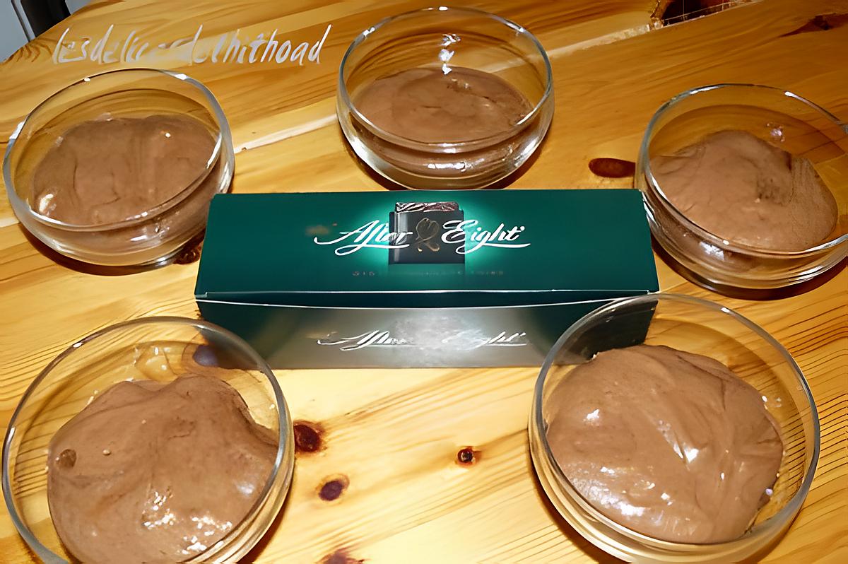 recette mousse au chocolat et à la menthe