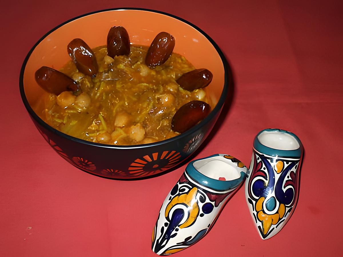 recette "Harrira Oujdia de Tati Taous"..(...Soupe Marocaine..)...Un vrai délice....