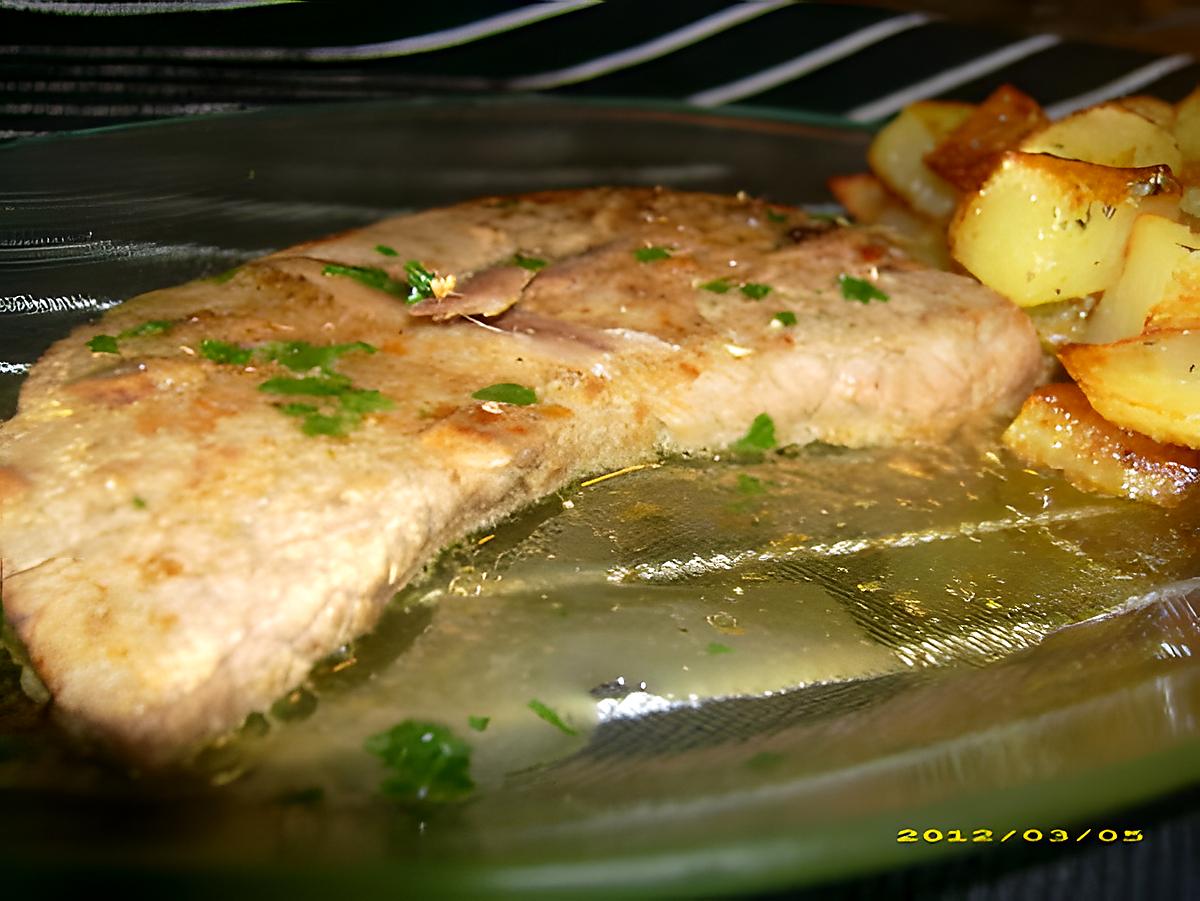 recette bifteck au beurre d'anchois