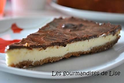 recette Cheesecake crémeux au chocolat et barres de mars